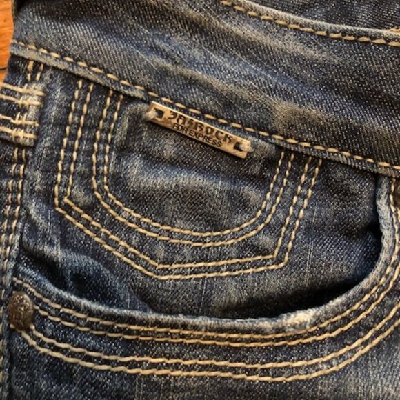 ReRock Express Barely Boot Cut Jeans Size 8L - Picture 2 of 6